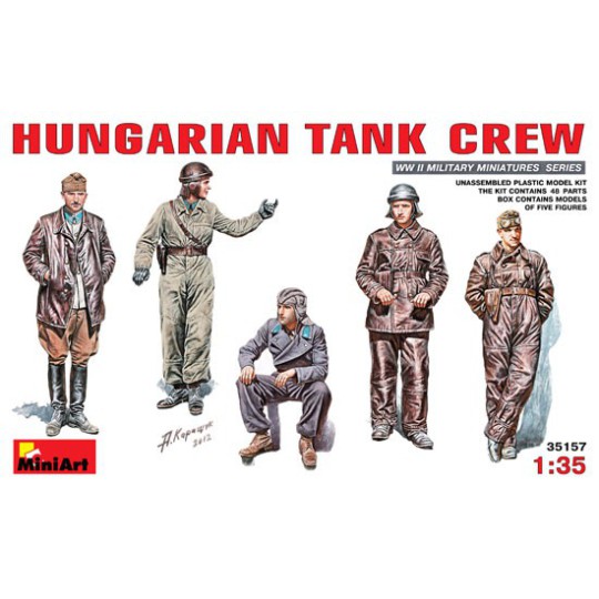 Hungarian tank team figurine1/35 Hungarian tank team figurine1/35 | Scientific-MHD