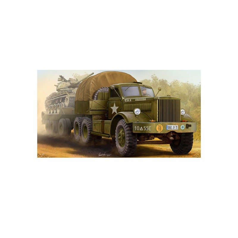 Plastic truck model M19 Tank Transport Hard Top 1/35 | Scientific-MHD