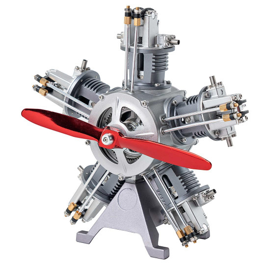 Metal model 5-cylinder star engine Metal model 5-cylinder star...