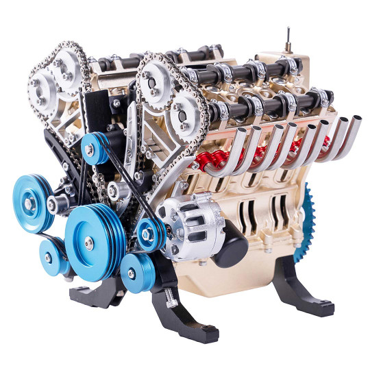 Model metal V8 Engine Teching