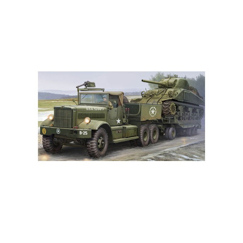 Plastic truck model M19 Tank Transporter Soft Top 1/35 | Scientific-MHD