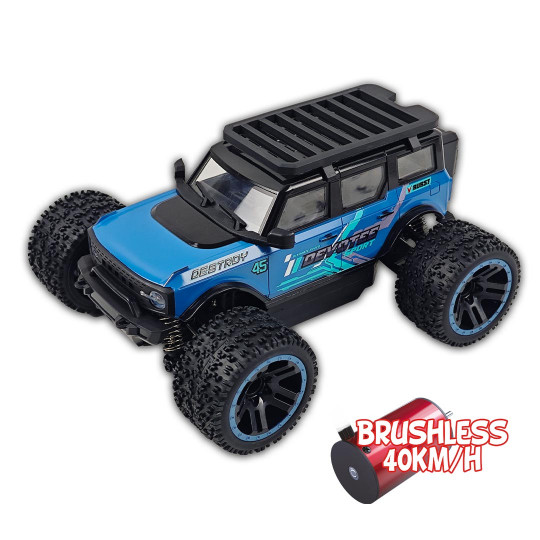 Radio-controlled electric car Micro MHD Extreme Big Foot Blue 1:20 BRUSHLESS RTR Radio-controlled electric...