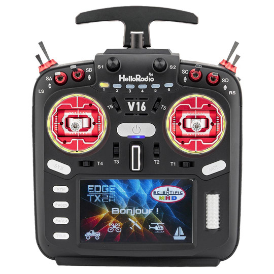 V16 MAX 4N1 Mode 1 Red Radio Transmitter V16 MAX 4N1 Mode 1 Red...