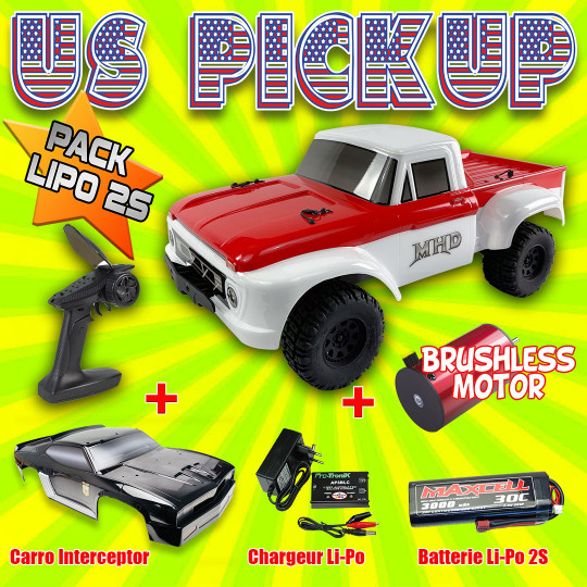 Draft car -controlled car US PICK UP Combo 2S 1/10 XL Draft car -controlled car...
