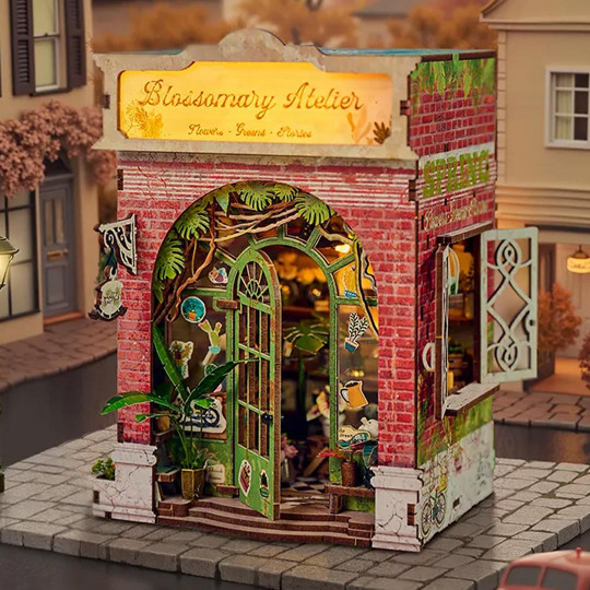 Puzzle 3D Mini Book Nook BLOSSOMARY ATELIER Puzzle 3D Mini Book Nook...