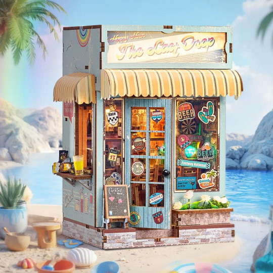 Puzzle 3D Mini Book Nook THE LAST DROP Puzzle 3D Mini Book Nook...