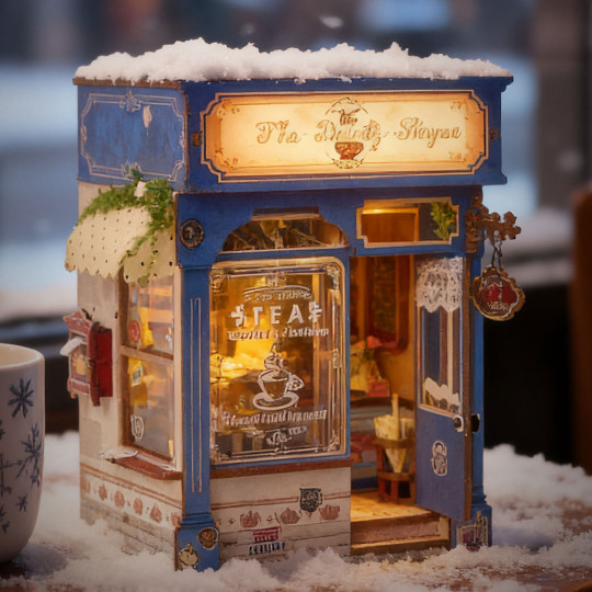 Puzzle 3D Mini Book Nook THE DAINTY STEEPER Puzzle 3D Mini Book Nook...