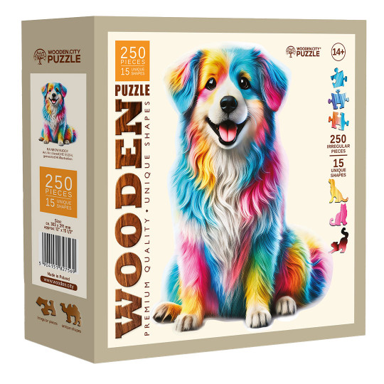 Rainbow Dog Animal Puzzle...