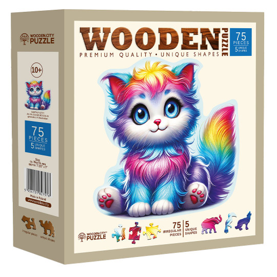 Fantasy Kitty Animal Puzzle...