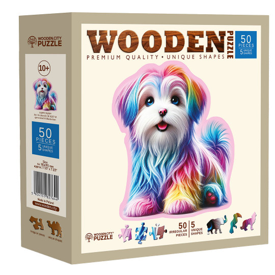 Happy Puppy Animal Puzzle...