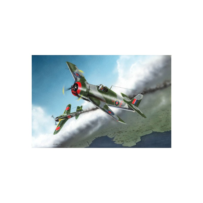 Plastic plane model Hellcat MK.I 1/48 | Scientific-MHD