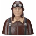 Embedded accessory Bust of German pilot painted 14/18-1/5/5 | Scientific-MHD