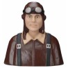 Embedded accessory Bust of German pilot painted 14/18-1/5/5 | Scientific-MHD