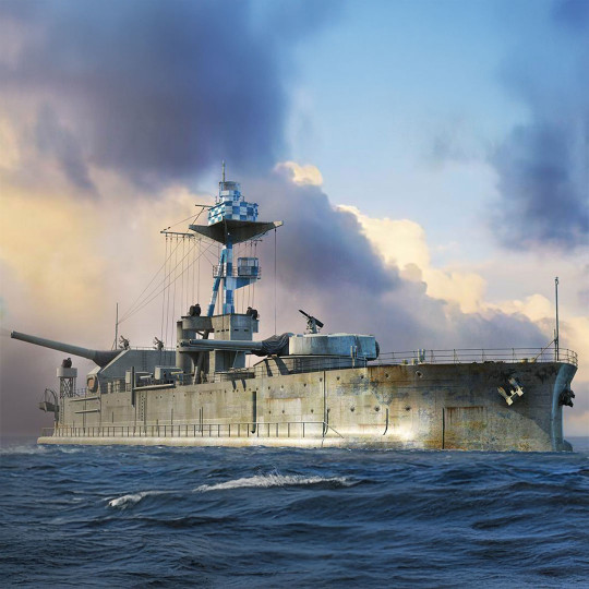 Boat model in HMS Lord...