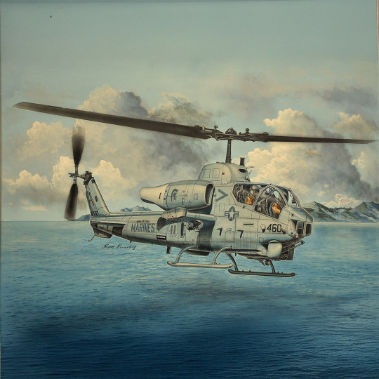 Model of AH-1W Super Cobra...