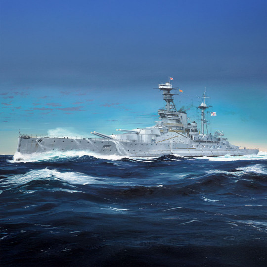 HMS Royal Oak 1:350 plastic...