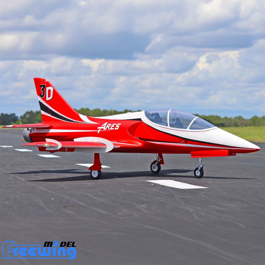 RC Jet Plane ARES Red 6S...