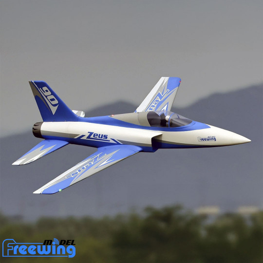 RC Jet Plane ZEUS EP Blue...