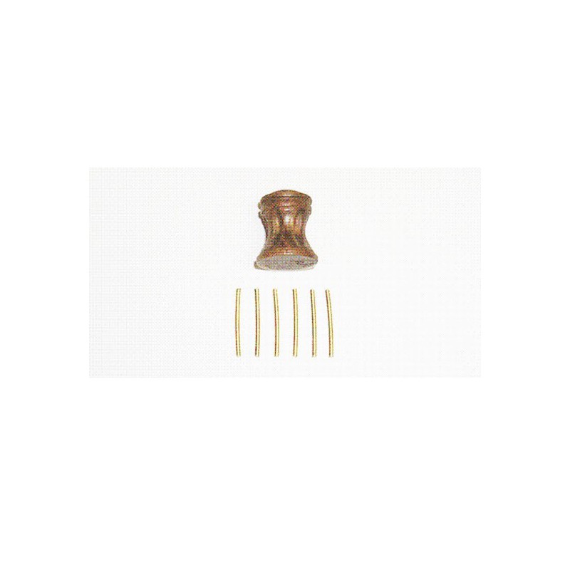 Verical Cabestan Boat Accastillage in walnut 8x10mm | Scientific-MHD