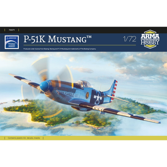 P-51K Mustang 1:72 plastic...