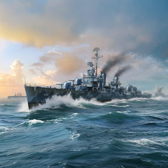 Plastic model of USS...