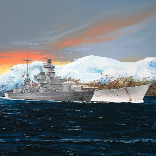 Plastic model of German...