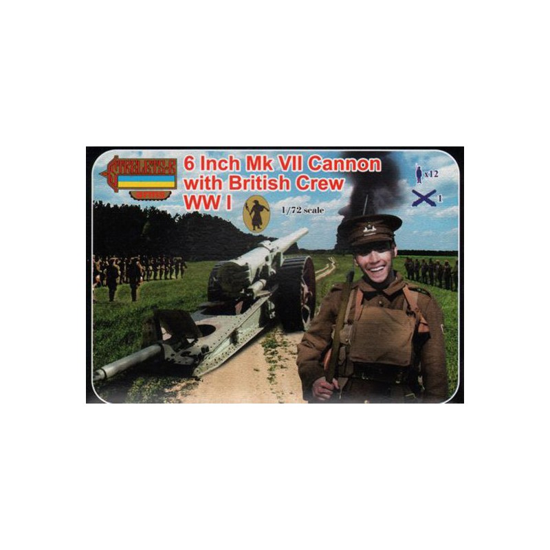 Canon MKII figurine + Ang.1/72 Crew | Scientific-MHD