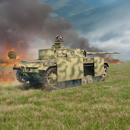 Plastic model of tank...