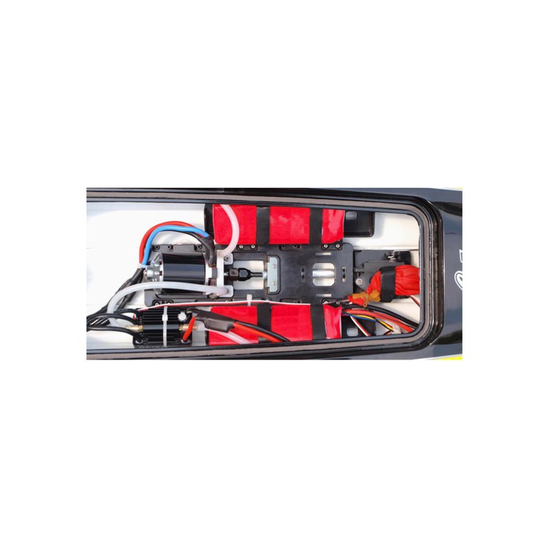 Alpha BL 1M RTS Radiochered Electric Boat yellow / MHD3S | Scientific-MHD