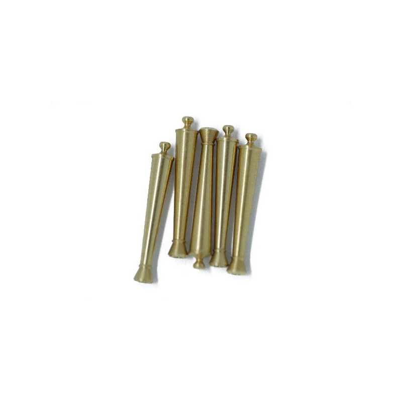 Brass cannons 25x4mm (5pcs) | Scientific-MHD