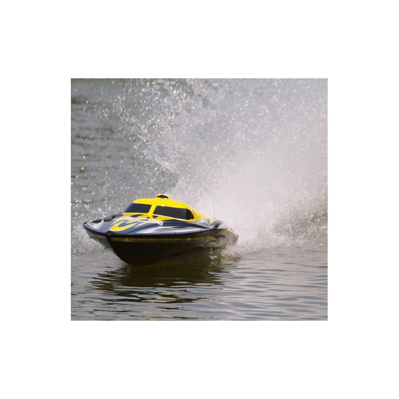Alpha BL 1M RTS Radiochered Electric Boat yellow / MHD3S | Scientific-MHD