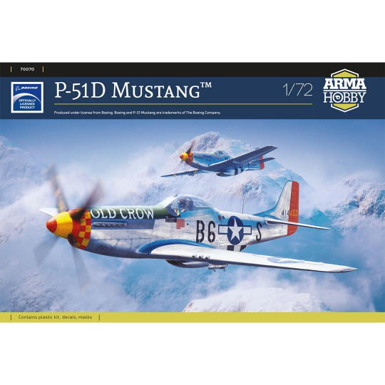 Plastic P-51D Mustang 1:72...