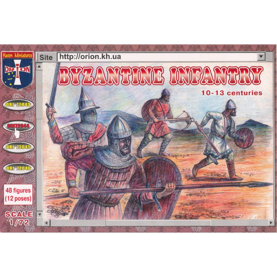 Figurine Byzantine infantry...