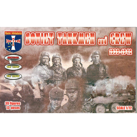 Figurine Soviet tankmen and...