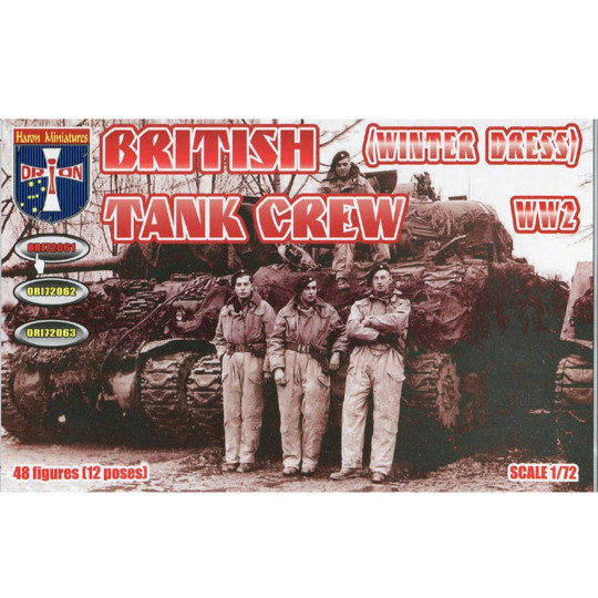 Figurine British tank crew...