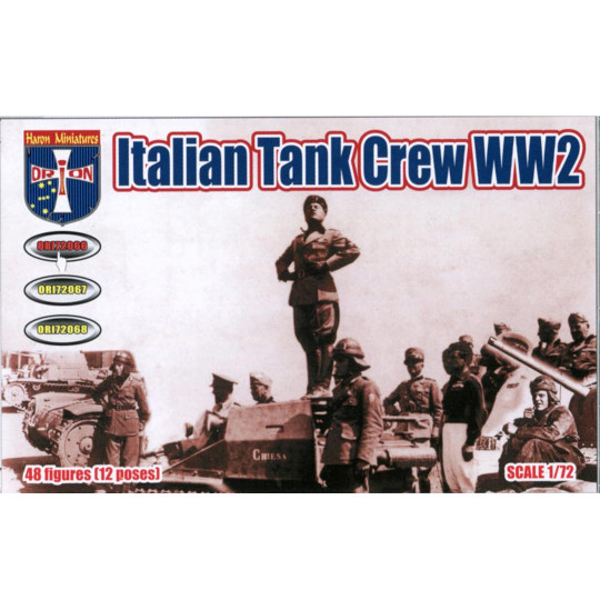 Figurine Italian tank crew...