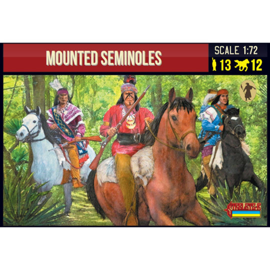 Figurine Mounted Seminoles...