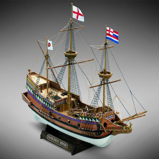 Static Golden Hind Boat