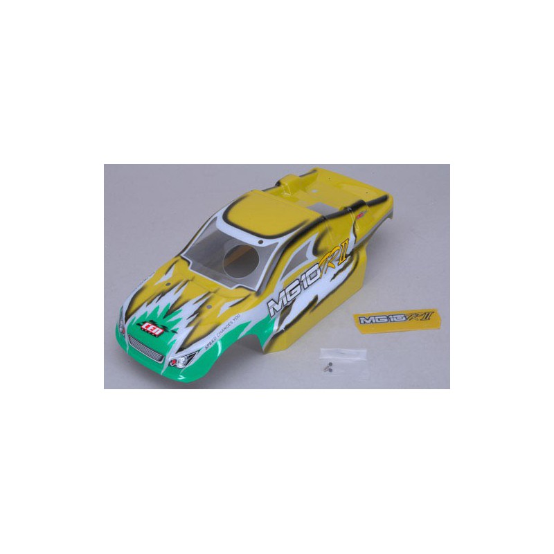 Radio -controlled car accessories MG10 TRUGGY yellow bodywork | Scientific-MHD