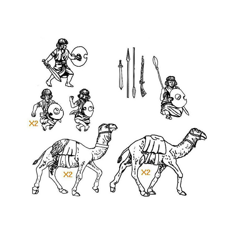 Mahdist 1/72 cavalry figurine | Scientific-MHD