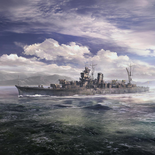 Model Light cruiser IJN...