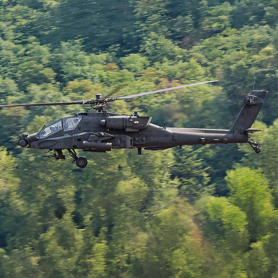 Model of AH-64E Apache...