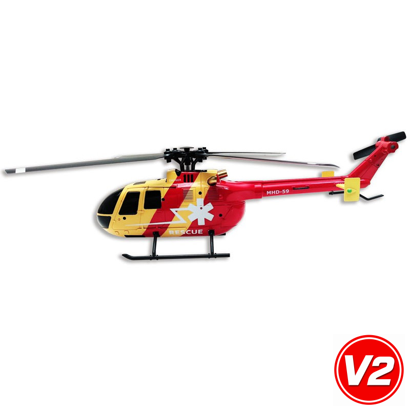 Radio -controlled electric helicopter C 400 Rescuequadripale | Scientific-MHD