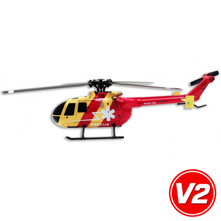 Radio -controlled electric helicopter C 400 Rescuequadripale | Scientific-MHD