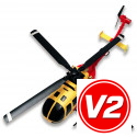 Radio -controlled electric helicopter C 400 Rescuequadripale | Scientific-MHD