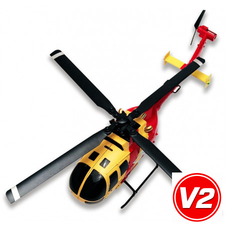 Radio -controlled electric helicopter C 400 Rescuequadripale | Scientific-MHD