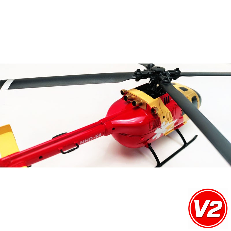 Radio -controlled electric helicopter C 400 Rescuequadripale | Scientific-MHD