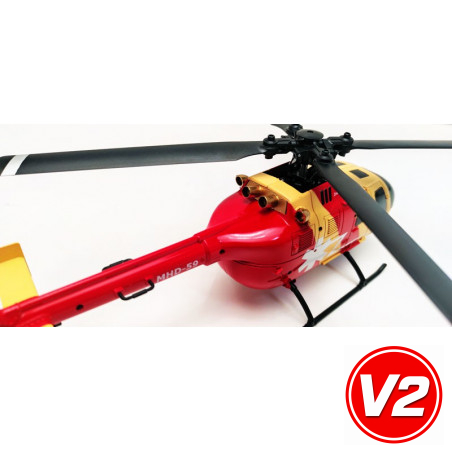Radio -controlled electric helicopter C 400 Rescuequadripale | Scientific-MHD