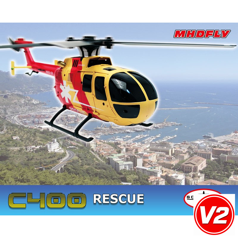 Radio -controlled electric helicopter C 400 Rescuequadripale | Scientific-MHD