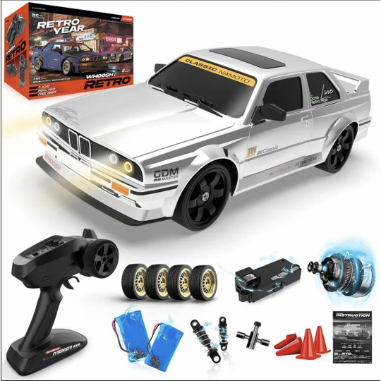 RC Retro Stage Drift Silver...